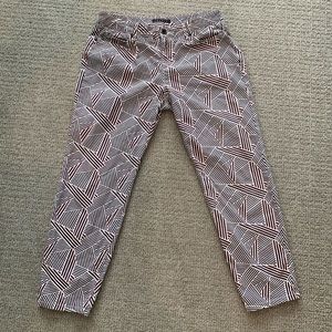 Theory Red White & Blue Jeans